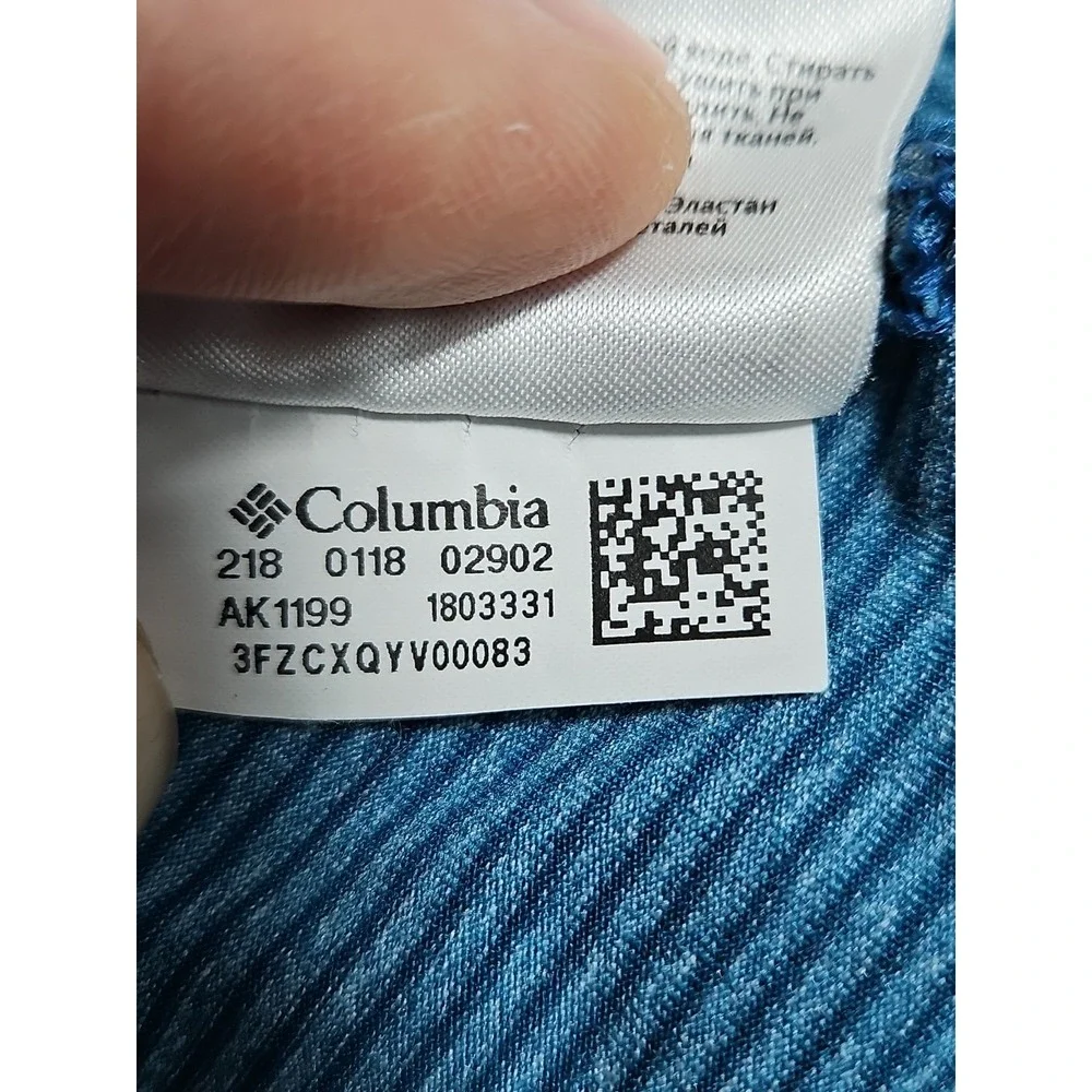 Columbia Sportswear Mens Upward II Half Zip Pullover Size XL Striped
